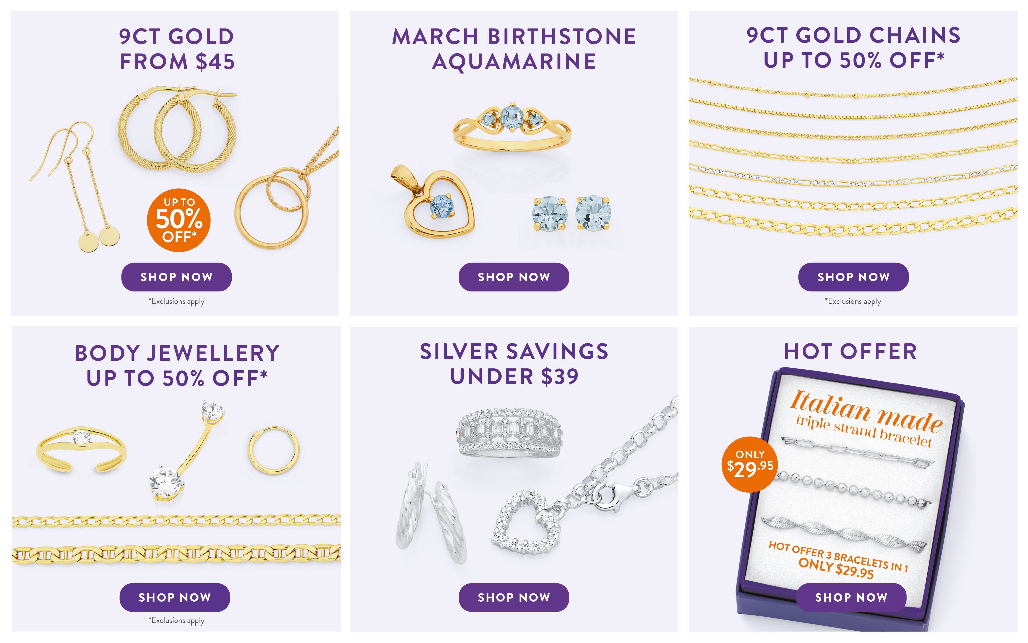 Goldmark hot sale children's jewellery