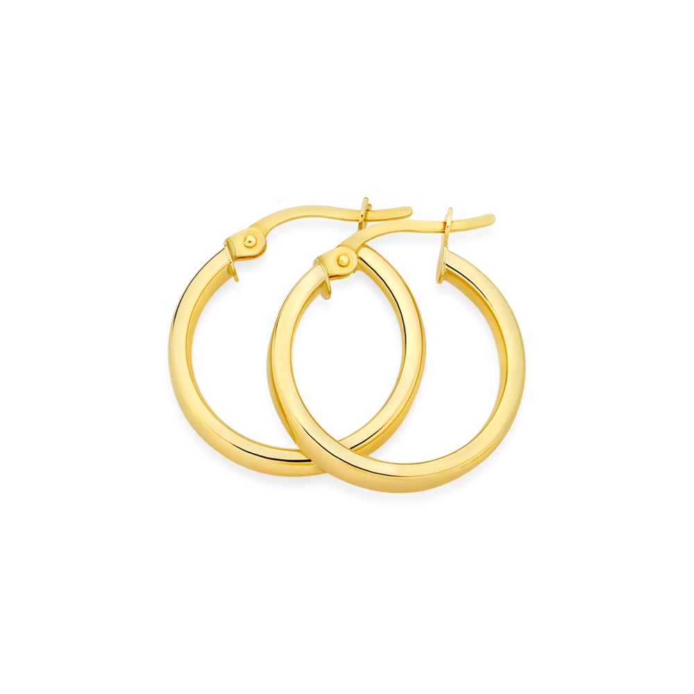 Gold heart deals earrings hoops