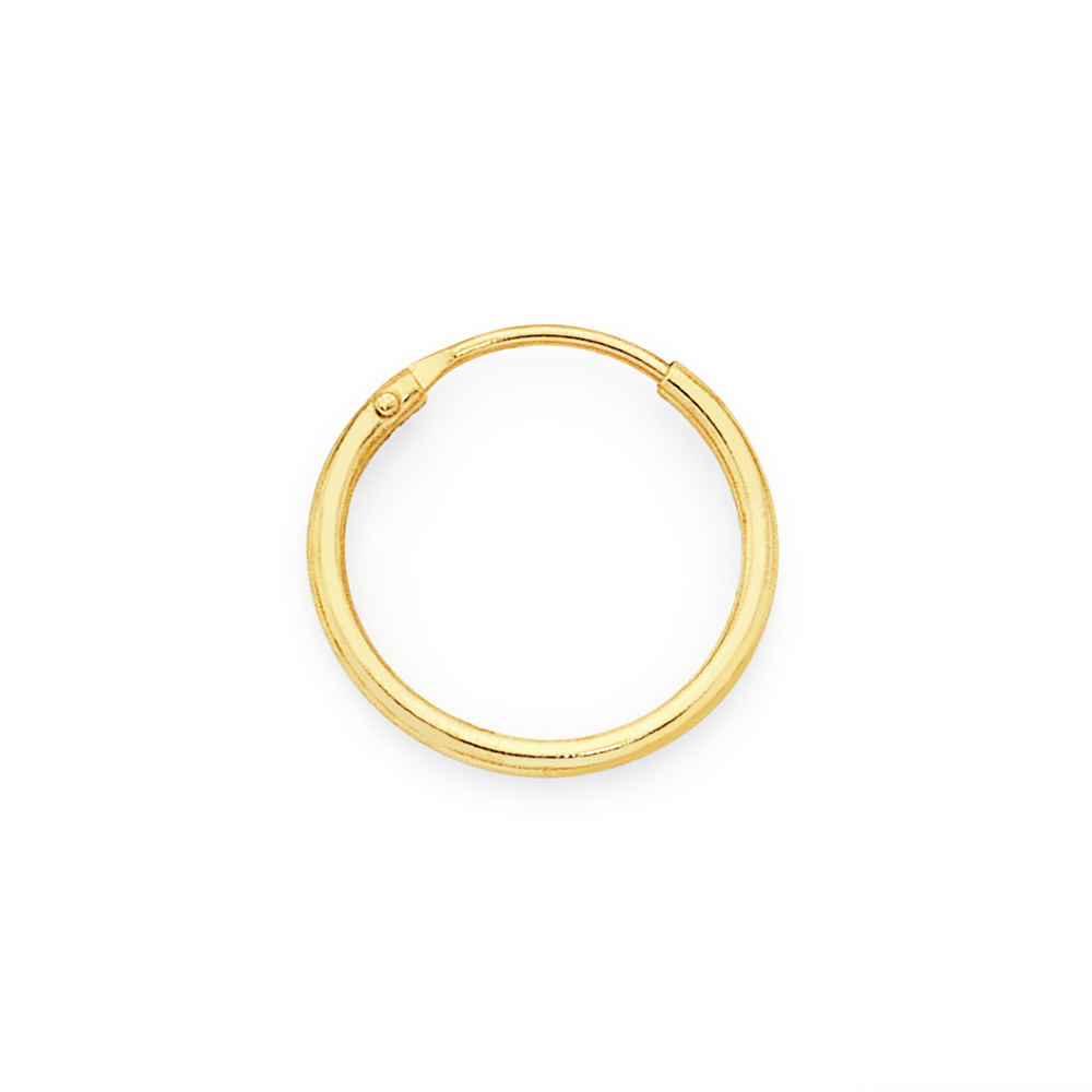 Gold plain nose on sale ring