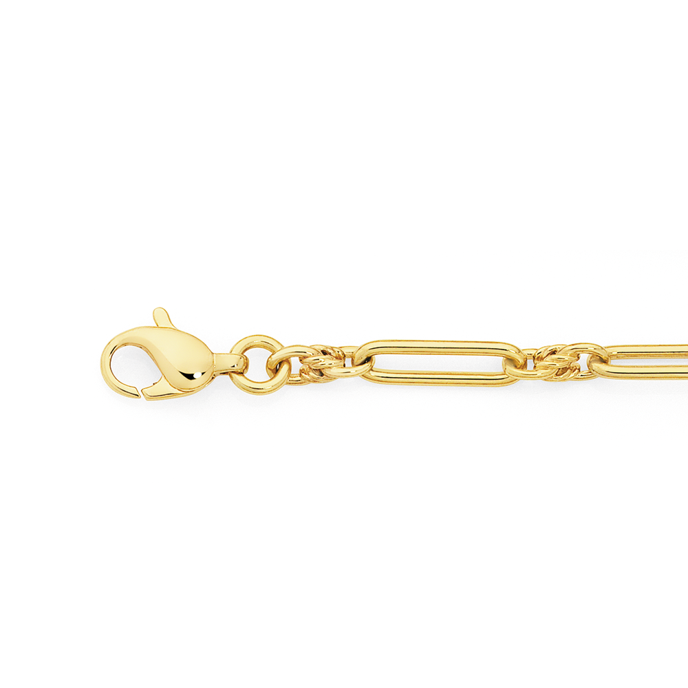 Large 9ct 375 Yellow Gold Curb Link Bracelet - 20cm - 7.2mm Wide | eBay