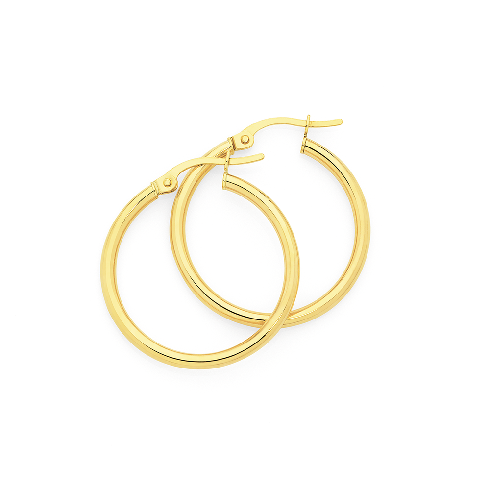 9ct gold plated earrings