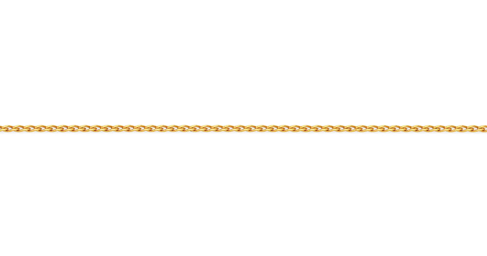 9ct Gold 45cm Solid Curb Chain Goldmark Au