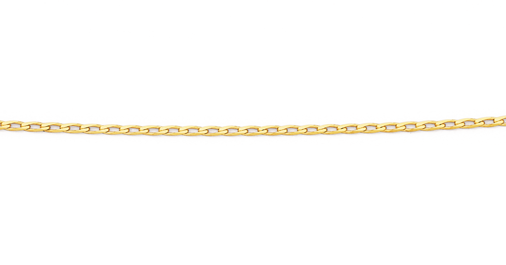 9ct Gold 45cm Solid Curb Chain Goldmark Au