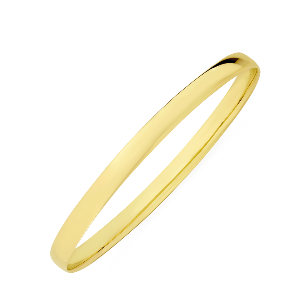 Amazon.com: Baltinester Jewelry Gold Moroccan Bangle Bracelet Solid 14k  Yellow Gold Smooth Matte Finish Delicate Stacking Bangle for Women 5mm :  Handmade Products