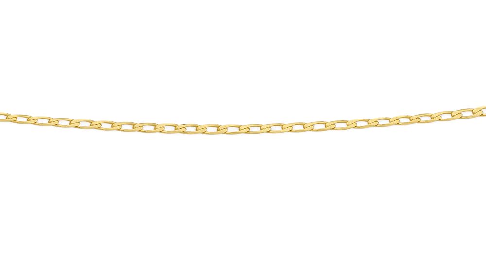 9ct Gold 60cm Solid Curb Chain | Goldmark (AU)