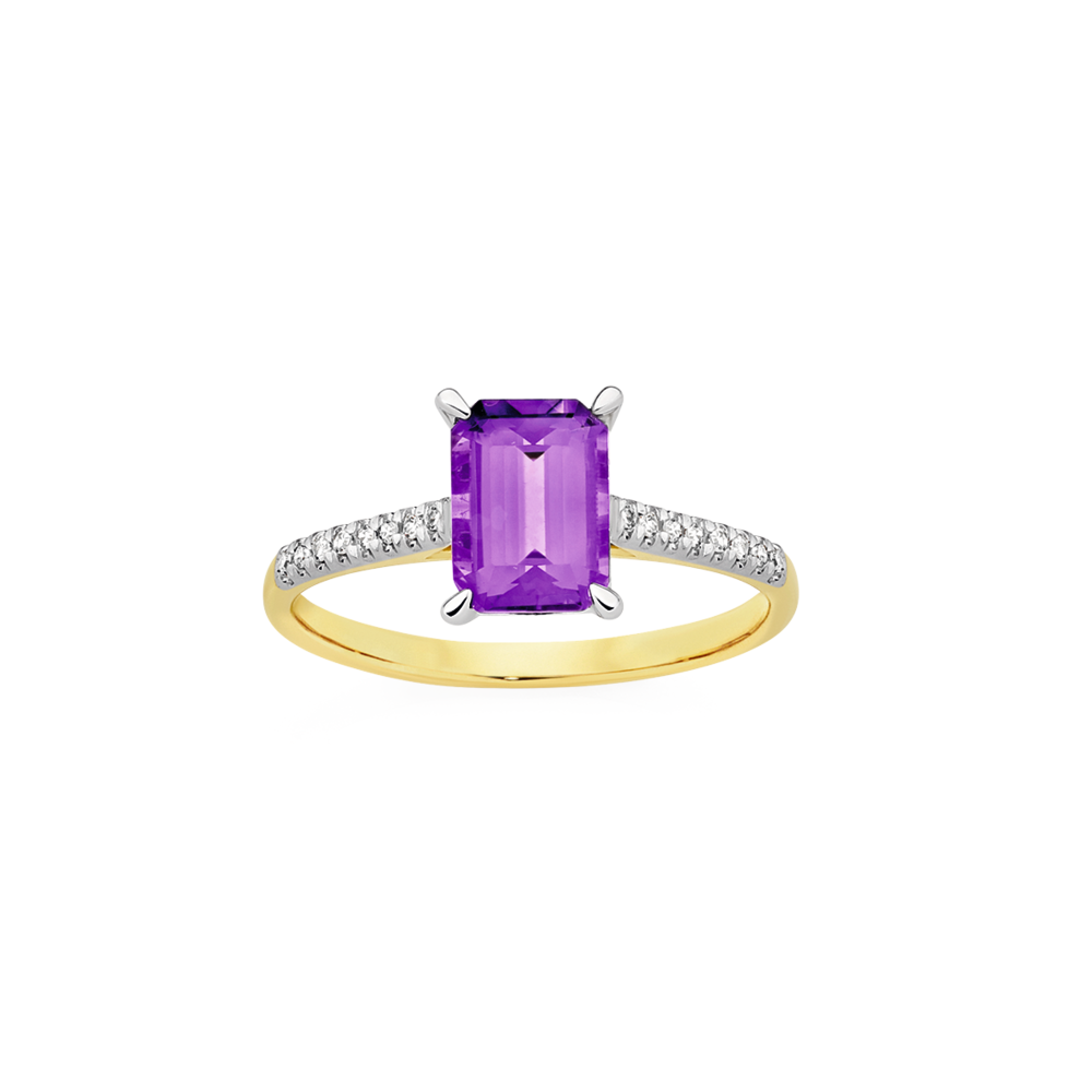 Ring deals amethyst stone