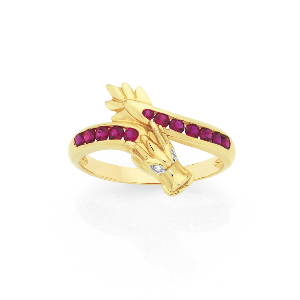 Dragon ruby deals ring