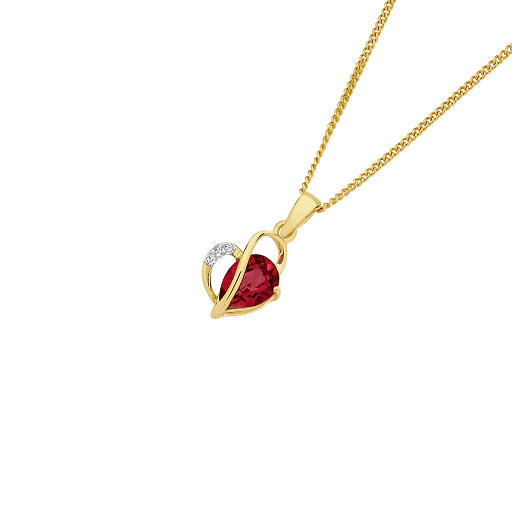 9ct, Mother & Daughter Pendant | Pascoes