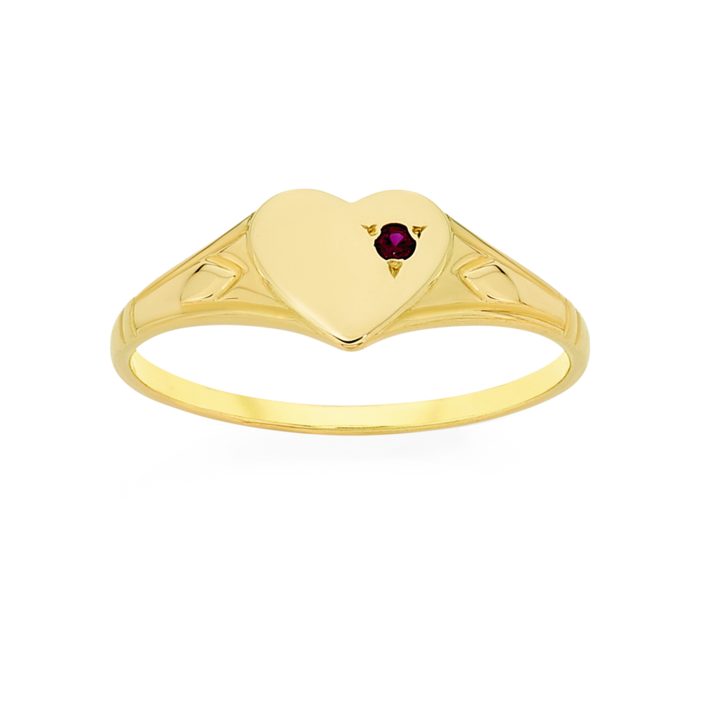 Children's sales signet rings