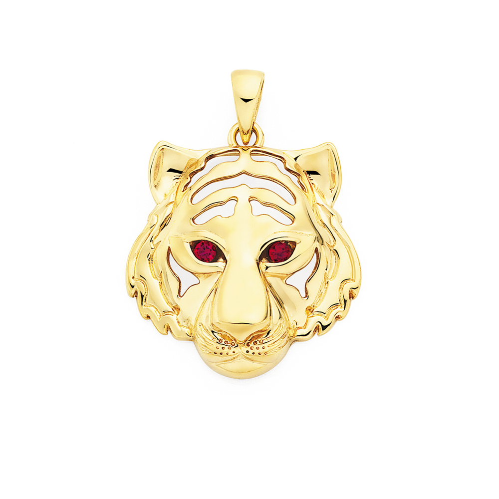 gold pendant tiger