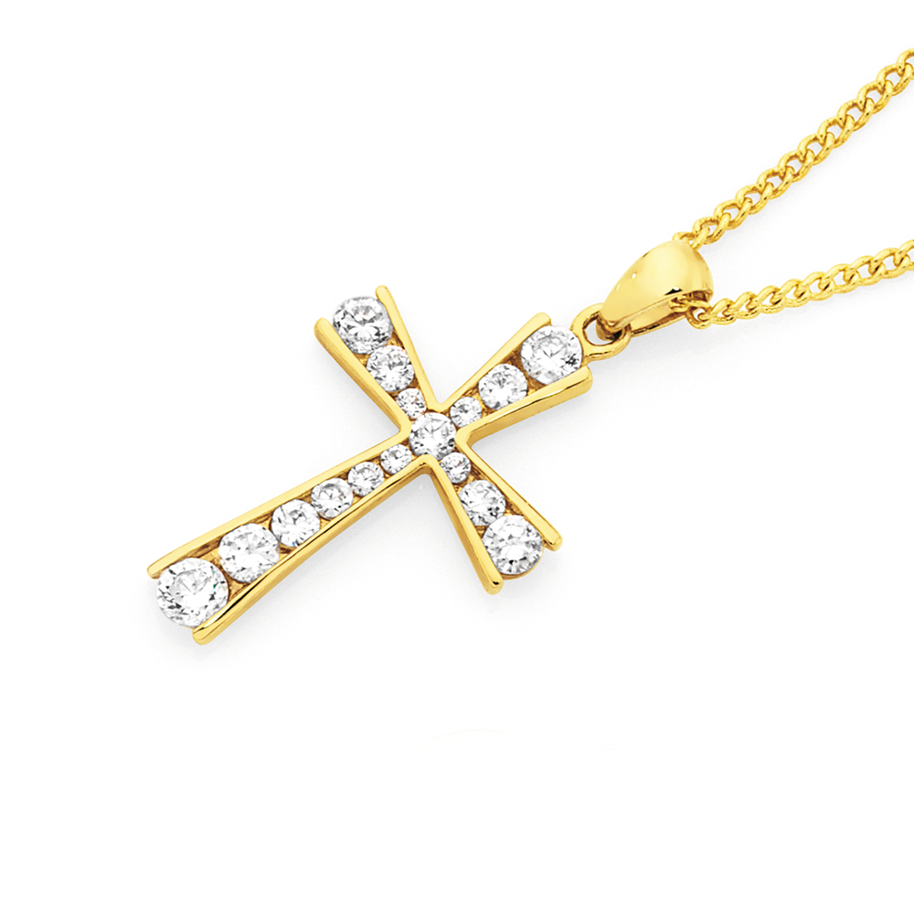 gold cross chains for sale