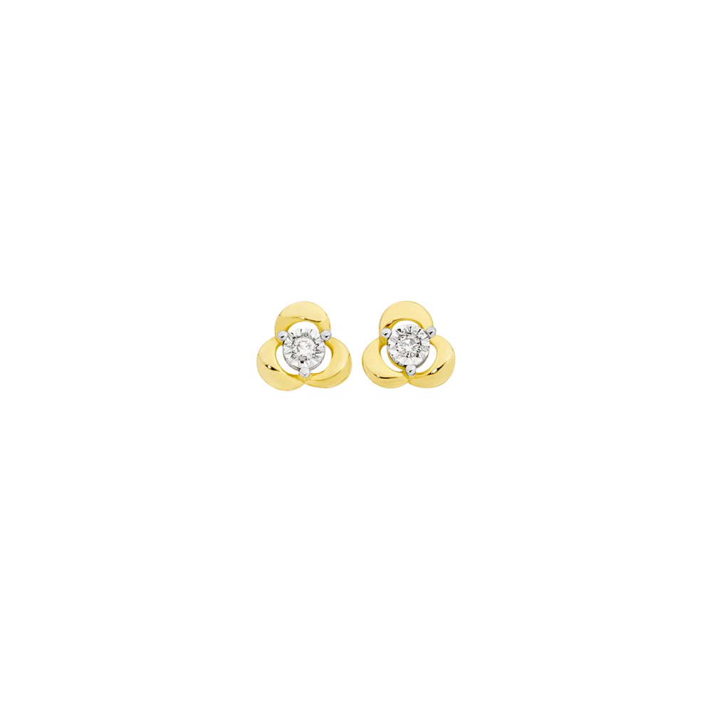 Linked with Love™ Lab Grown Diamond Knot Earrings