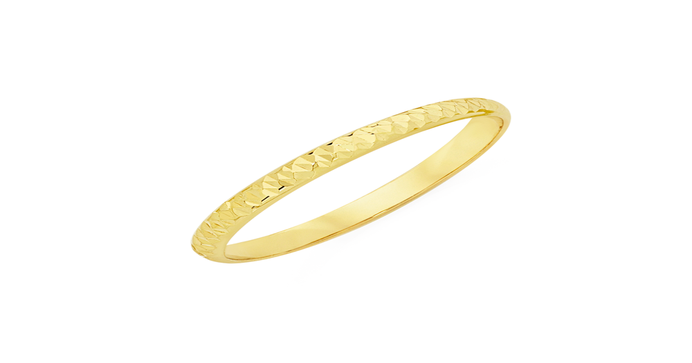 9ct Gold Fine Stacker Ring | Goldmark (AU)