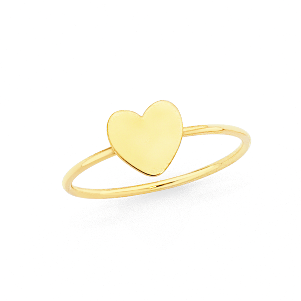 9ct gold outlet heart ring