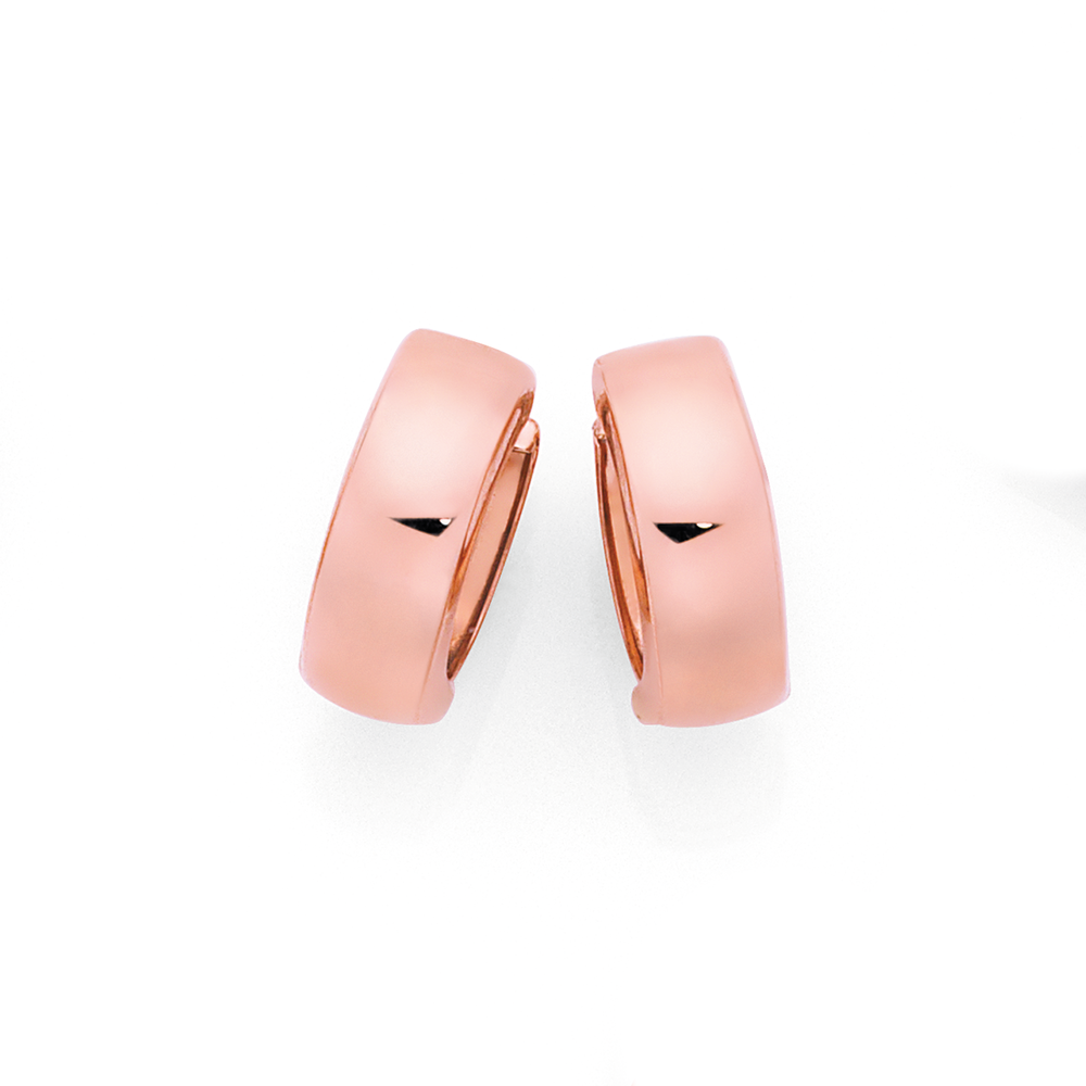 Boss Chubby Mini Hoop 18K Rose Gold over Sterling Silver Earrings | Sonia  Hou – SONIA HOU