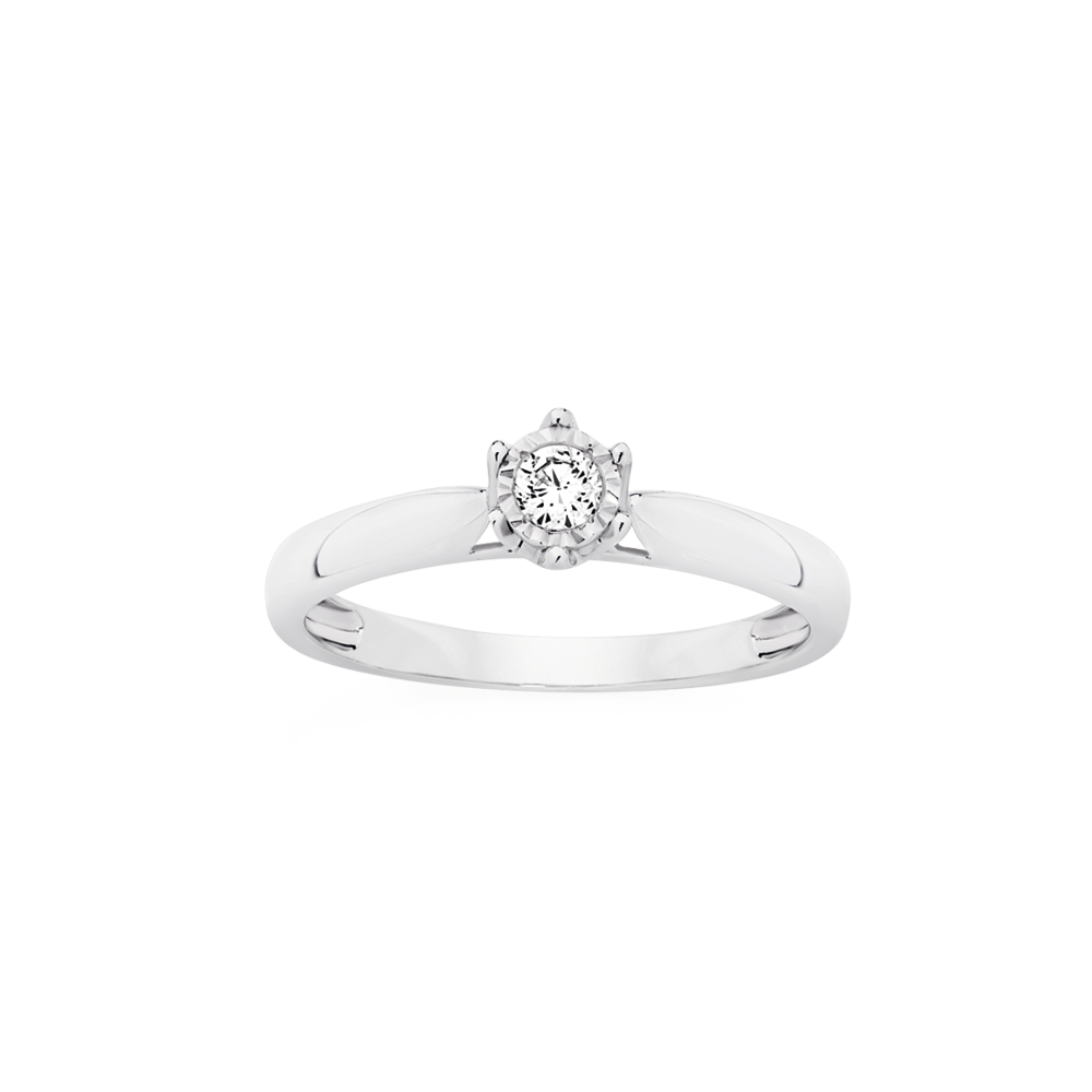 9ct wg diamond ring