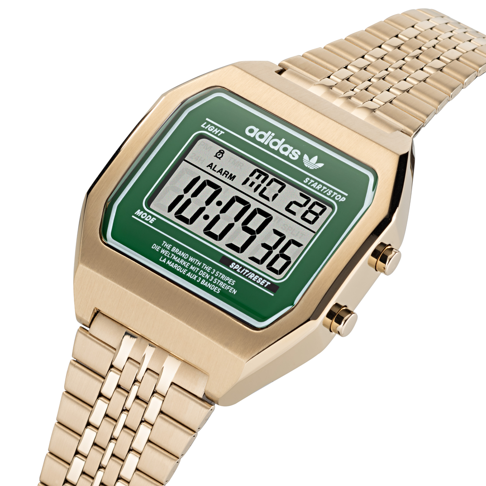 Adidas Digital Two Unisex Watch in Gold Goldmark AU