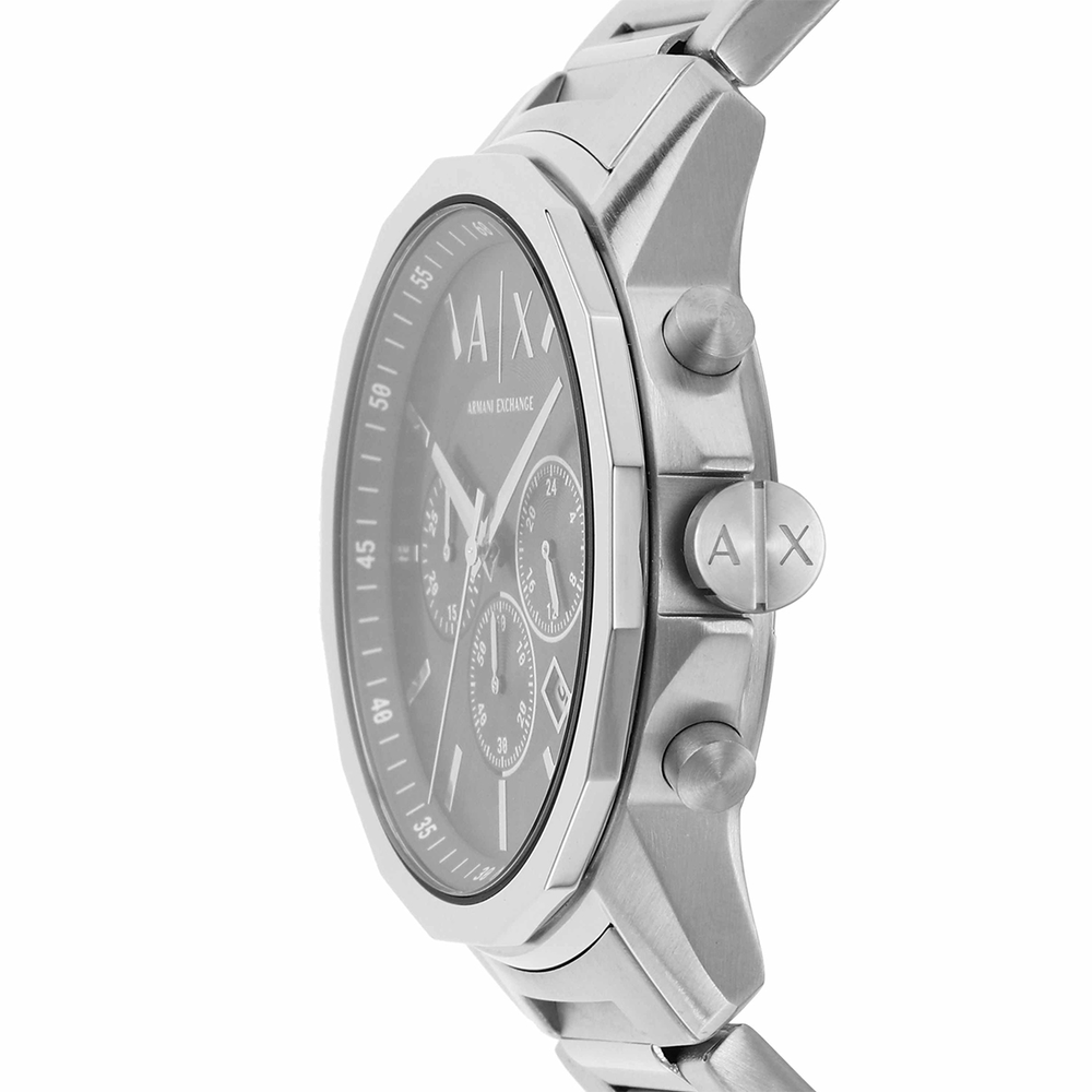 Armani Exchange Banks Men's Chronograph Watch in Silver | Goldmark (AU)