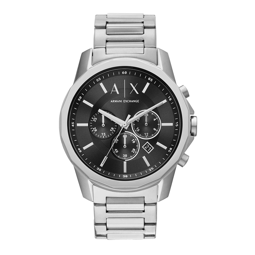 Armani Exchange Banks Men s Watch in Silver Goldmark AU