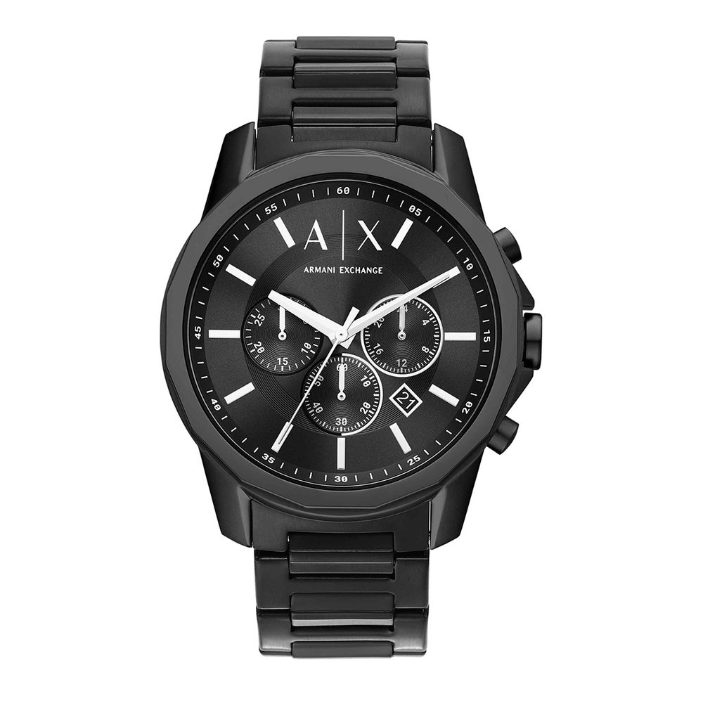 Armani Exchange Banks Men s Watch in Black Goldmark AU