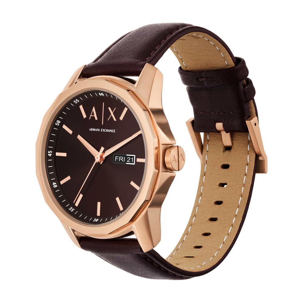 Armani exchange rose gold watch outlet mens