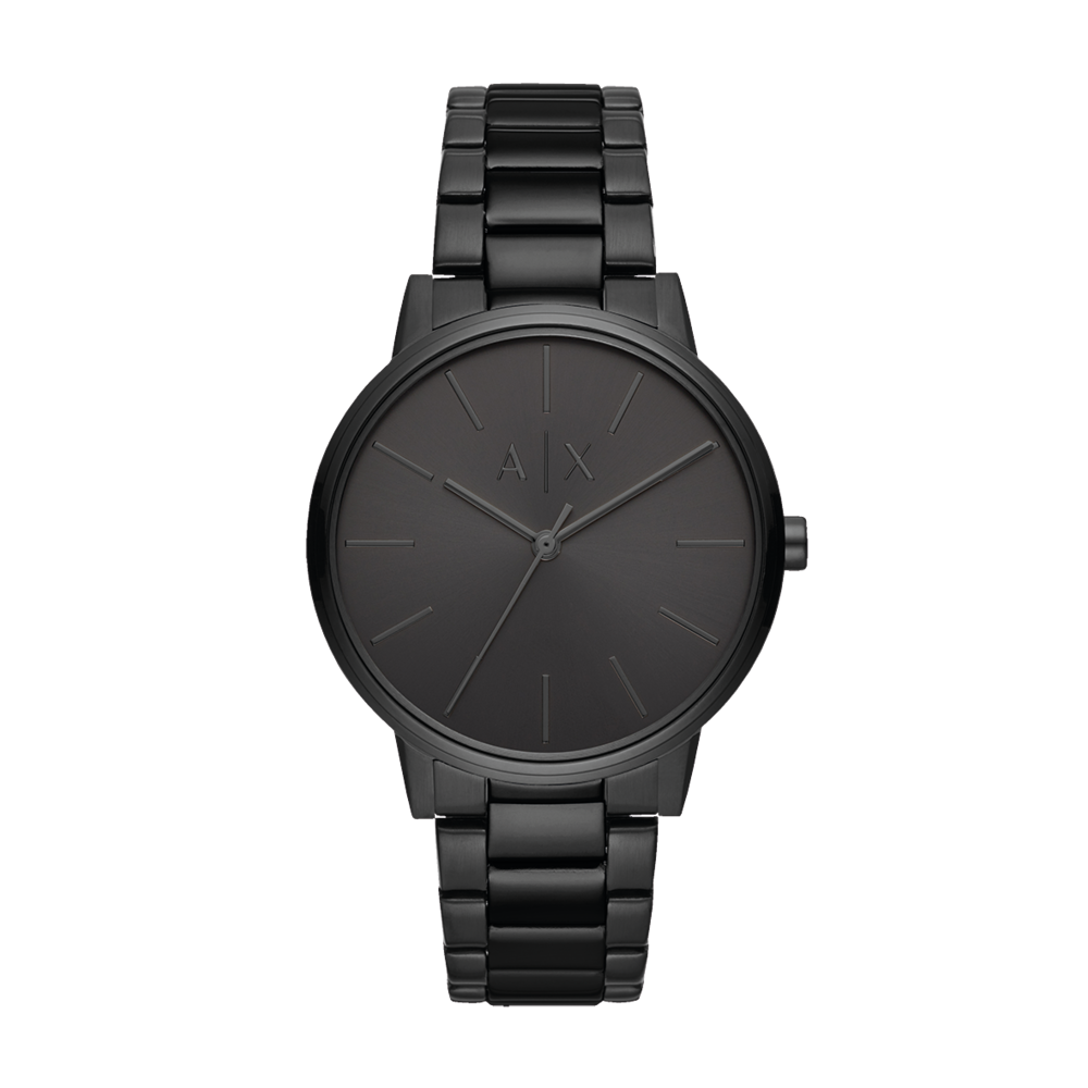 Ax black mens watch sale