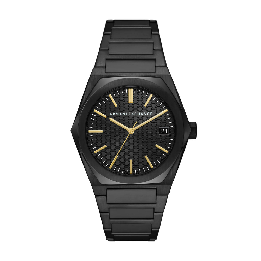 Armani Exchange Geraldo Men's Watch in Black | Goldmark (AU)