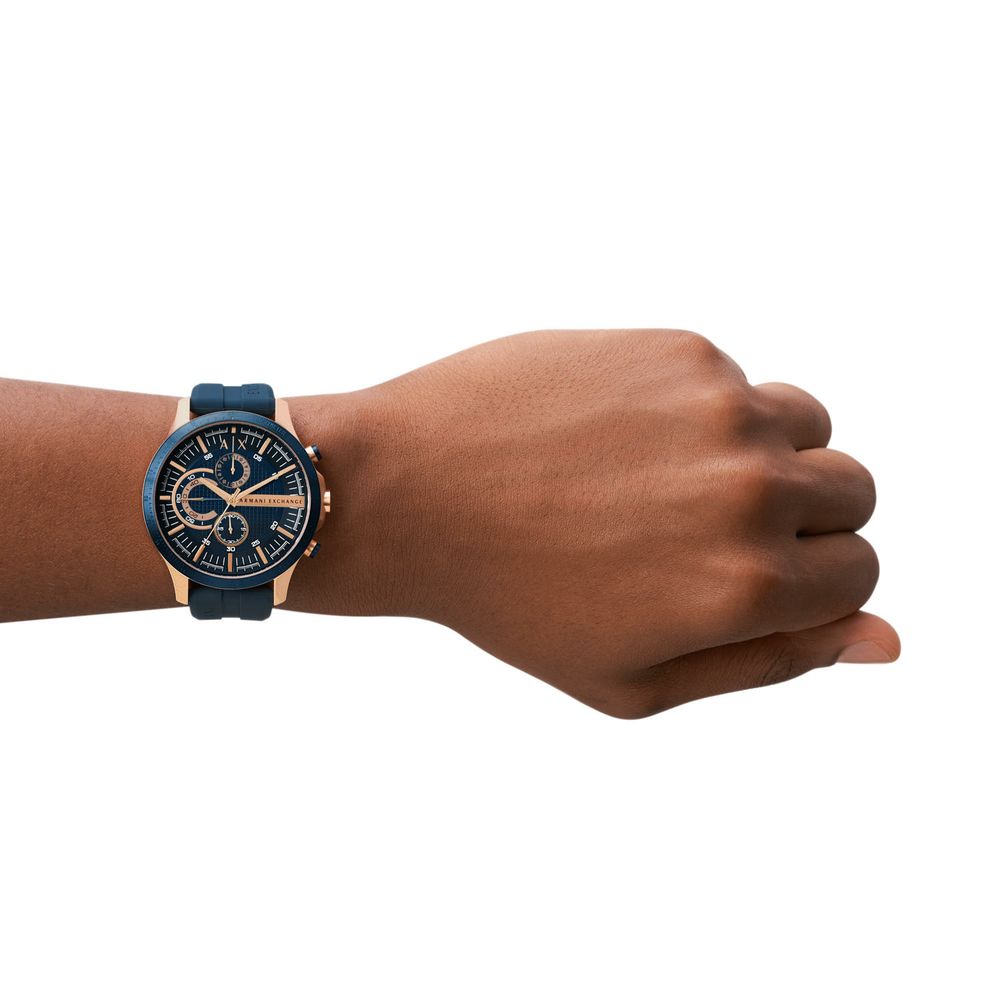 Armani Exchange Hampton Men's Chronograph Watch in Rose | Goldmark (AU)