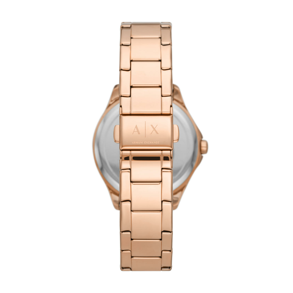 Armani Exchange Lady Hampton Ladies Watch in Rose | Goldmark (AU)