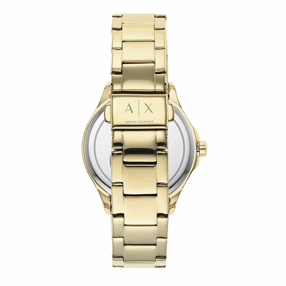 Armani Exchange Lady Hampton Ladies Watch in Gold | Goldmark (AU)