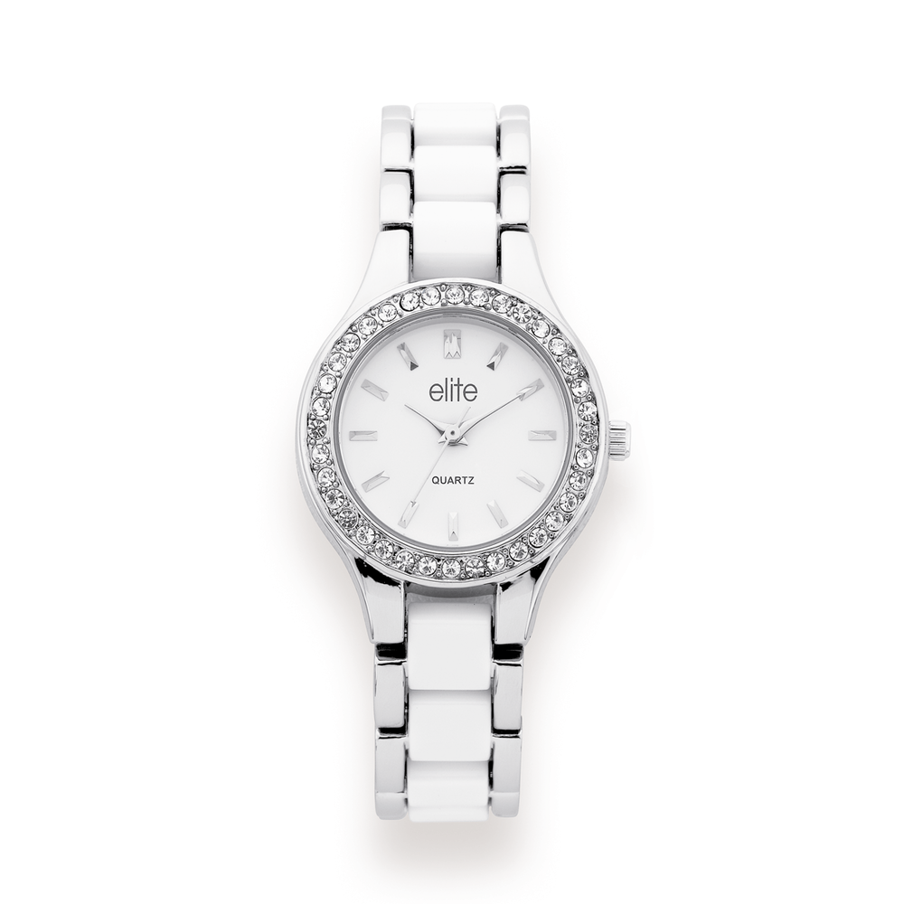 Womens chunky sale silver watch