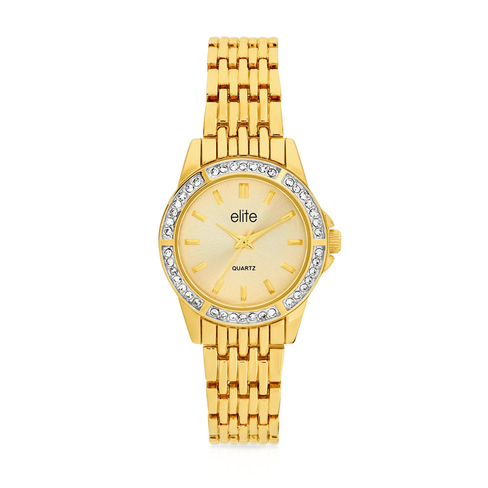 Elite Ladies Watch in Gold Goldmark AU