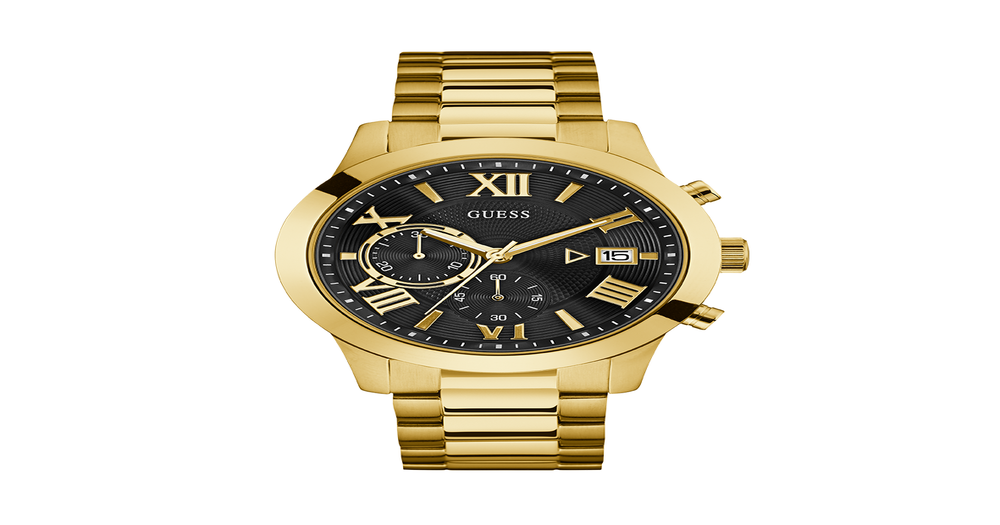 Guess Atlas Men's Watch in Gold | Goldmark (AU)