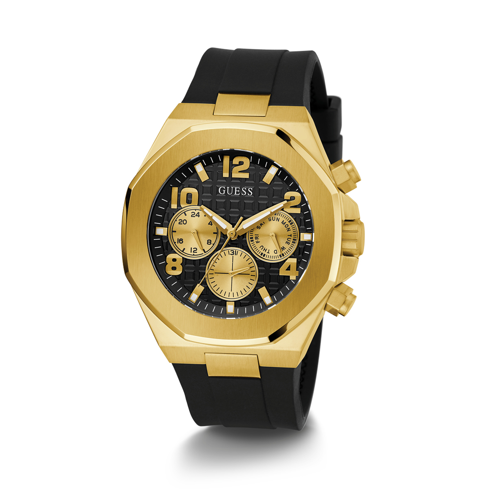 Mens gold hot sale guess watch