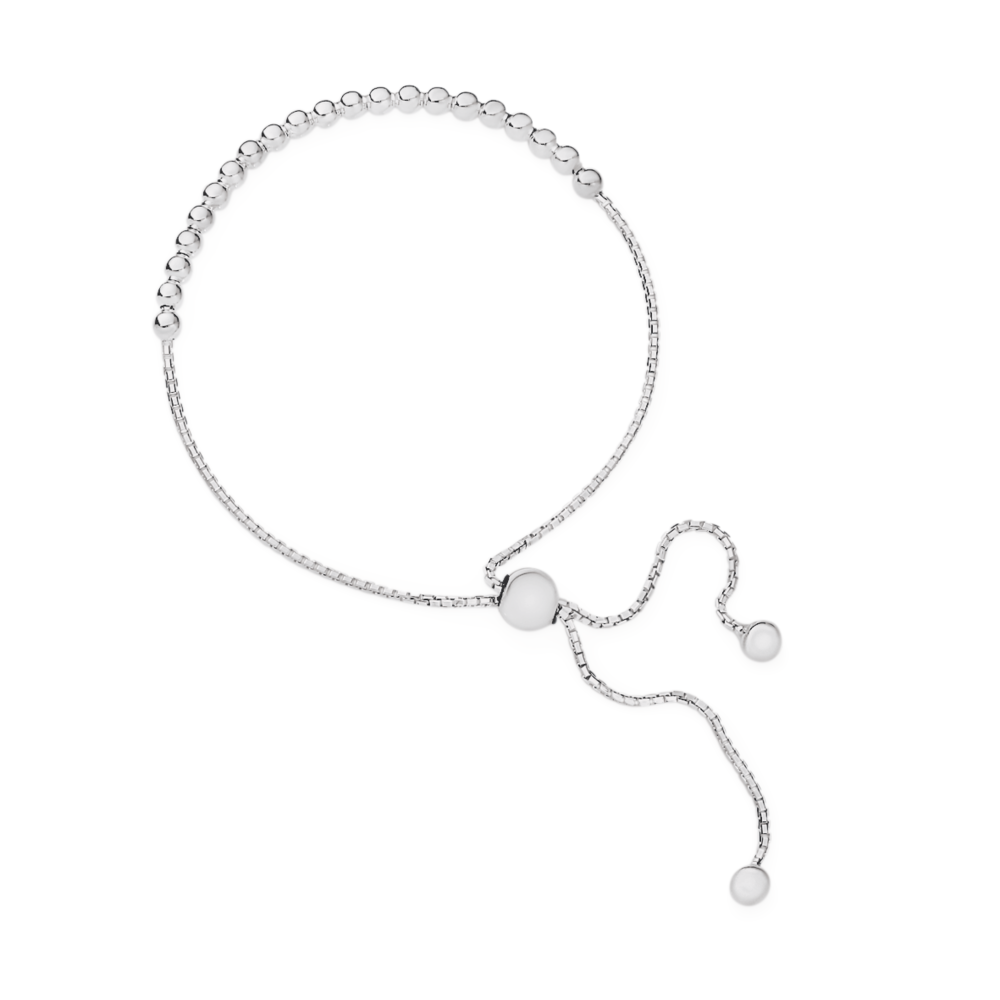 silver ball friendship bracelet