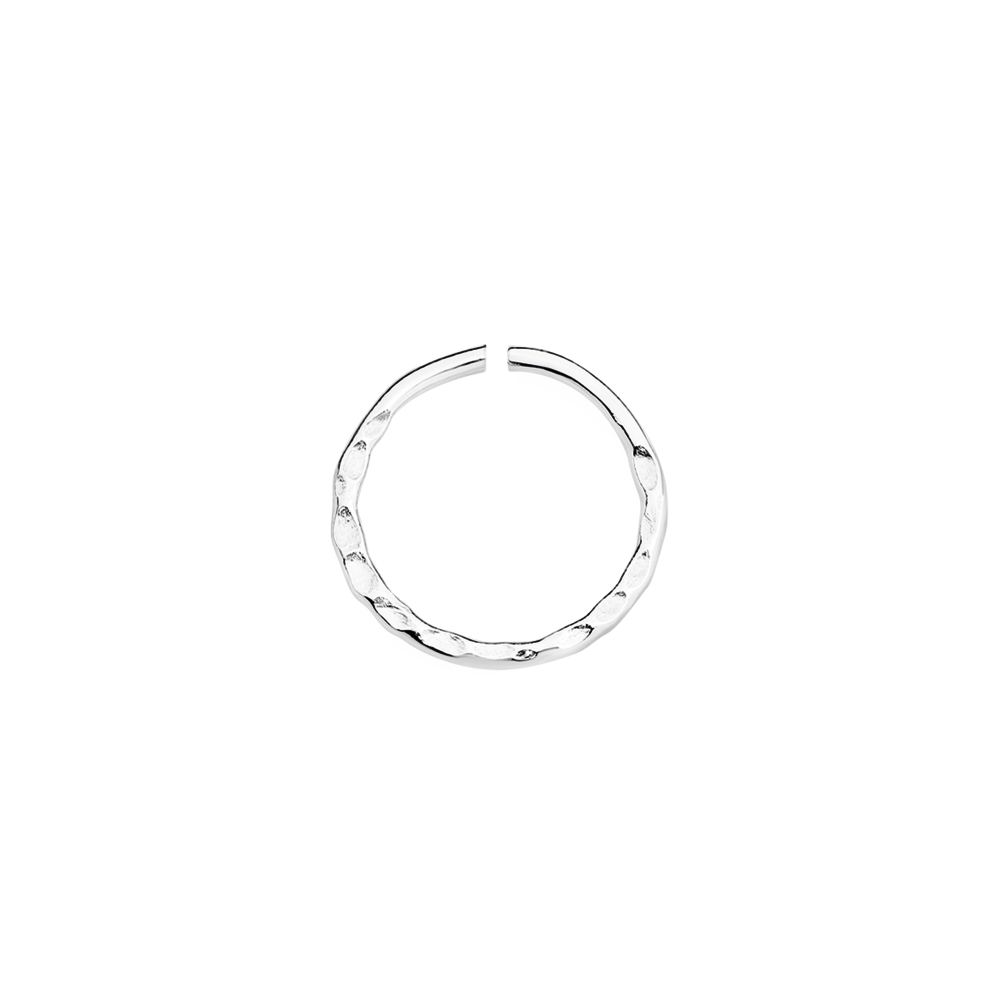 Diamond cut clearance nose ring