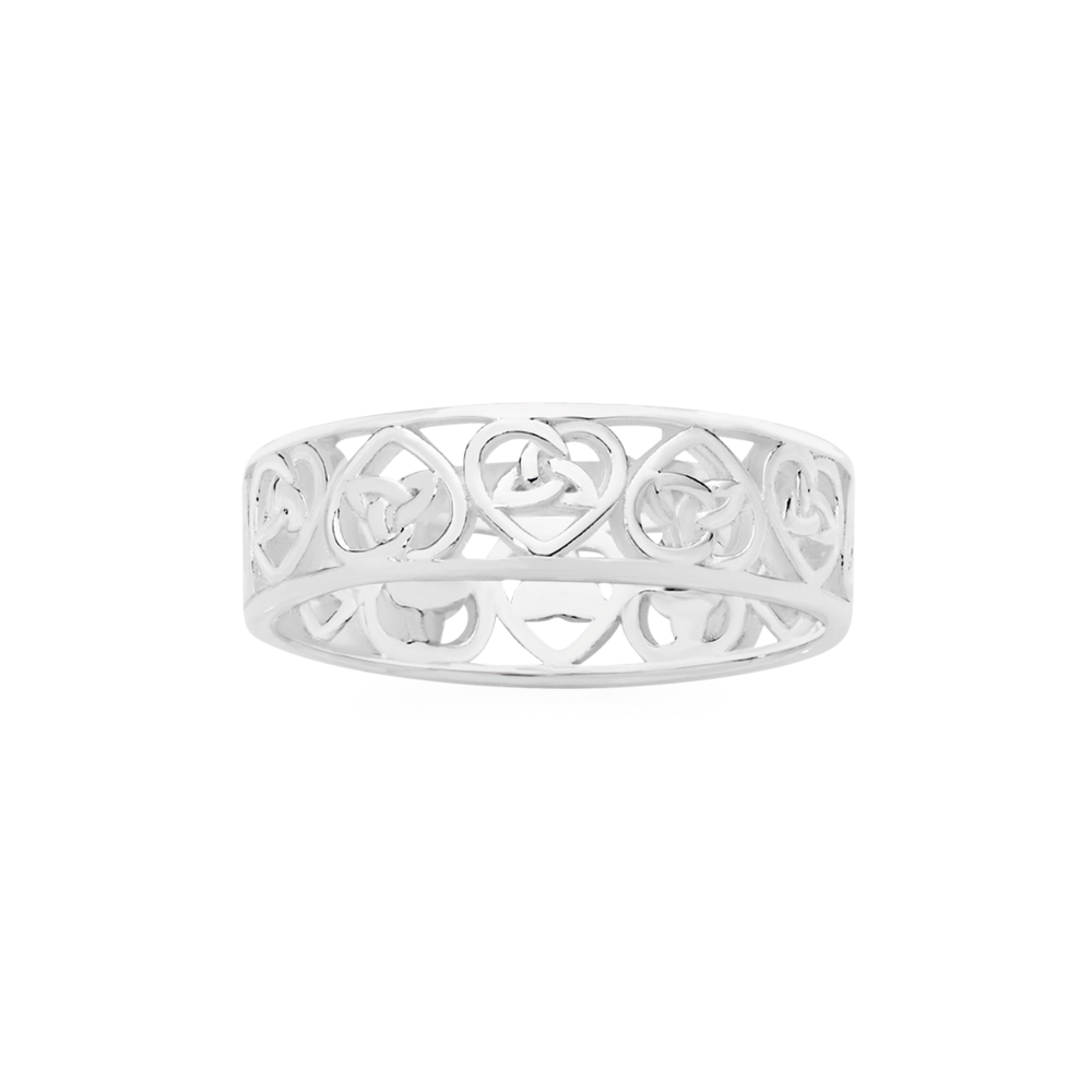 Celtic hot sale heart ring