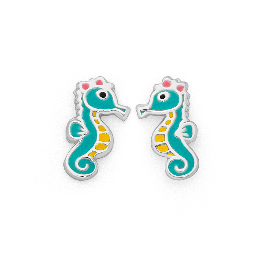 Seahorse stud clearance earrings