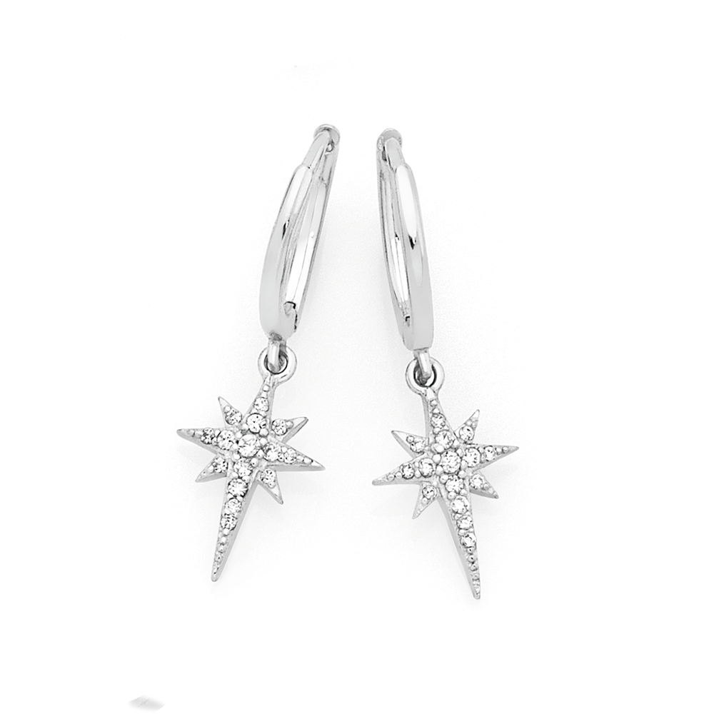 Cz deals star earrings