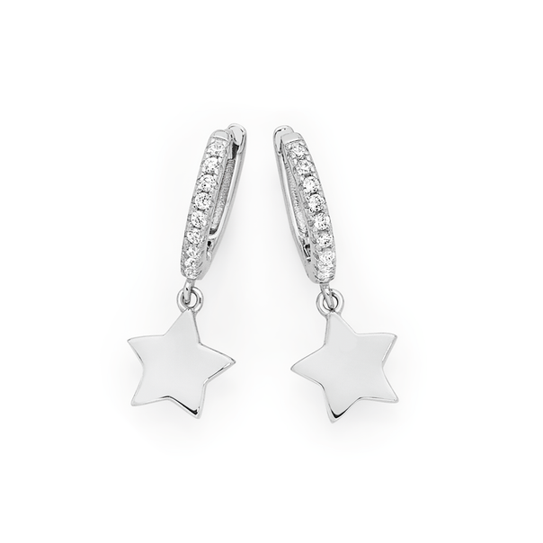 Huggie Earrings Star | 4nids.com