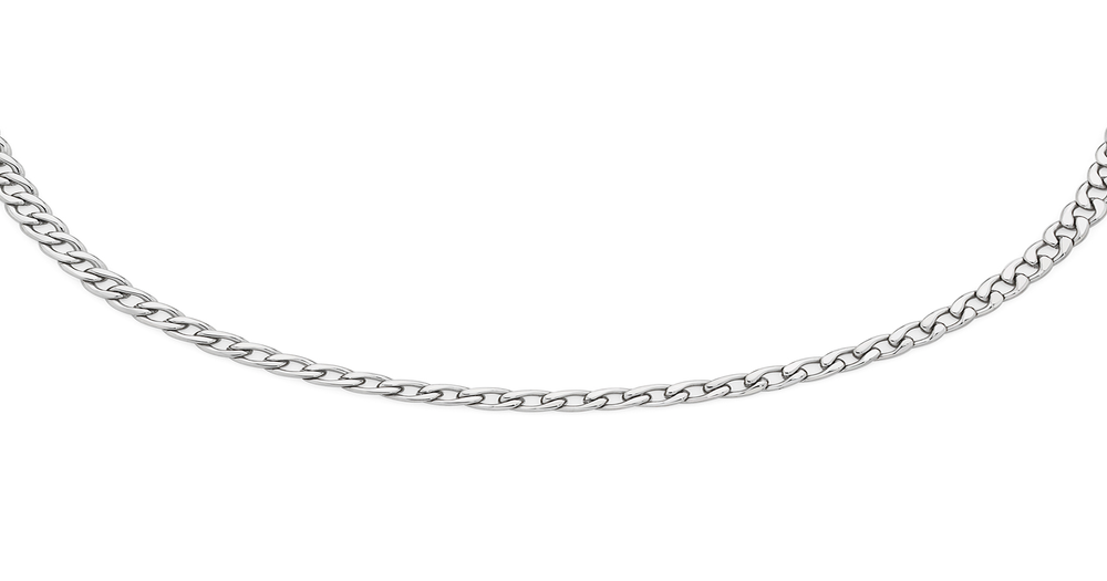 Steel 50cm Open Curb Chain | Goldmark (AU)