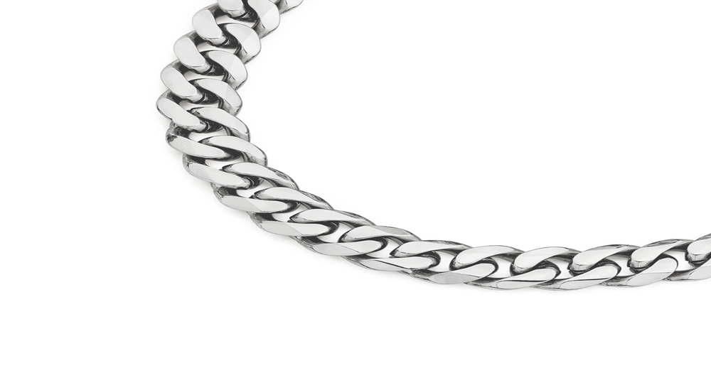 Stainless Steel 60cm Curb Chain, 10.5mm Wide